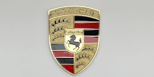 保時捷文化背景墻;公司接待墻;日合接待墻制作