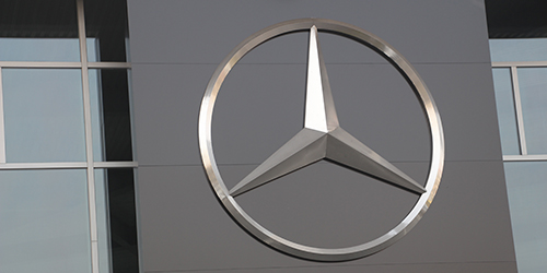 奔馳logo;車標logo；日合門頭logo制作