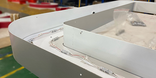 保時捷發光字;門頭發光字;日合發光字制作