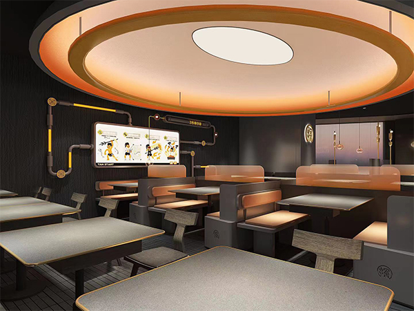 門頭招牌定制；連鎖餐飲門頭招牌；中山標識標牌廠家